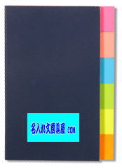 DECO 6+1付箋セット 1色名入れ印刷可能範囲