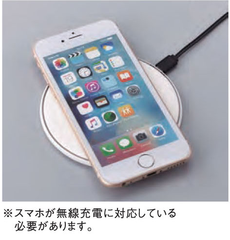 ワイヤレス充電器 ラージパッド 使用イメージ