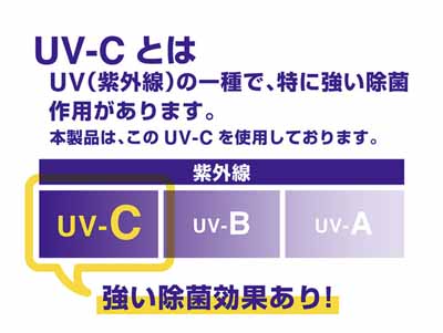 UV除菌ケース UV10 名入れ特徴2