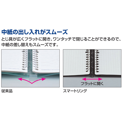 キャンパスバインダースマートリングBiz 名入れ商品詳細3