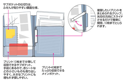 復習がしやすいプリントファイル 名入れ特徴1