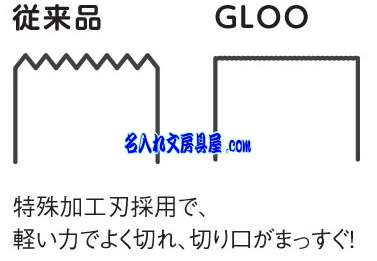 GLOO グルーテープカッター 名入れ商品特徴4