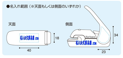 ハリナックスプレス 印刷可能範囲