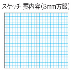 オリジナル測量野帳フルカラーオフセット印刷 スケッチ罫