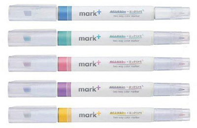 2ウェイカラーマーカー マークタス mark+ 名入れカラーバリエーション