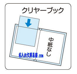 コクヨ クリヤーブック モッテ MOTTE名入れ商品特徴2