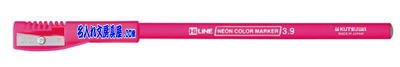 クツワ 鉛筆の蛍光マーカーピンク 名入れ RF017PK