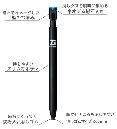 ペン字消し 名入れ商品特徴