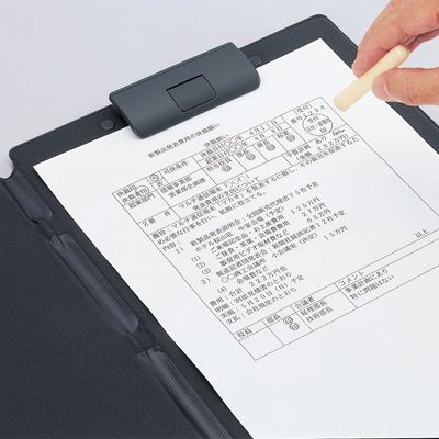 クリップファイル 捺印対応 F-2660 名入れ特徴1