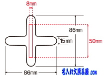 ペケピタ 名入れ印刷可能範囲