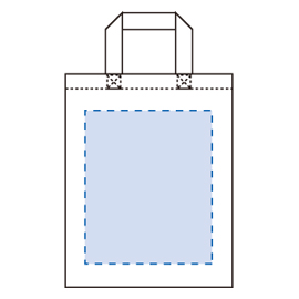 カレッジトート M TR-0179名入れ印刷可能範囲