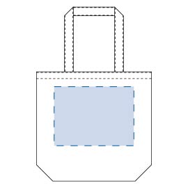 ライトキャンバスタウントート L TR-0887名入れ印刷可能範囲