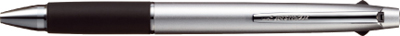 ジェットストリーム 3色ボールペン シルバー 名入れ SXE380007.26