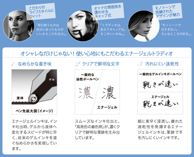 エナージェルトラディオ商品特徴