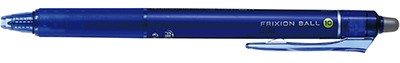 フリクションボールノック 1.0mm ブルー 名入れLFBK-23M-L