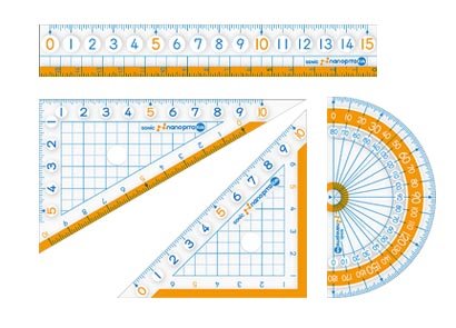ソニック ナノピタ キッズ 定規セット 名入れ商品特徴