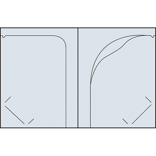 プラス A3・2つ折クリアホルダー 名入れ特徴1