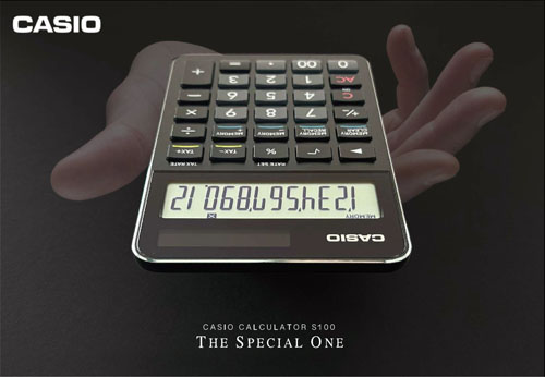 カシオ プレミアム電卓 ジャストタイプ S100 名入れ THE SPCIAL ONE S100