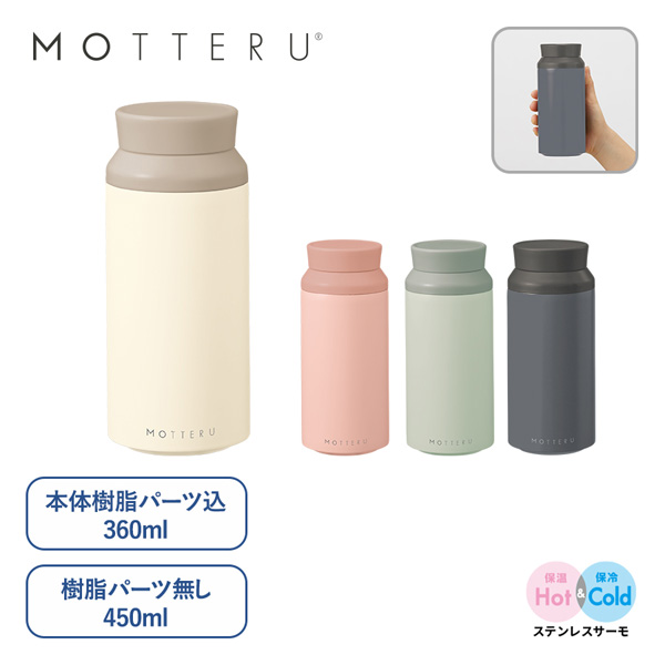 マークレススタイル MOTTERU 電子レンジが使えるサーモボトル MO-3021 名入れ