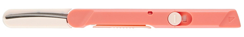 ツイッギー＋開梱カッター サーモンピンク 名入れ