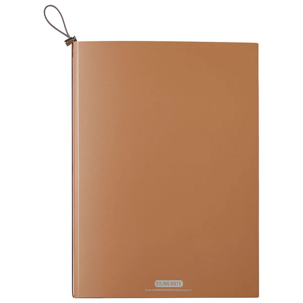 キングジム ファイリングノート ブリックオレンジ 名入れ