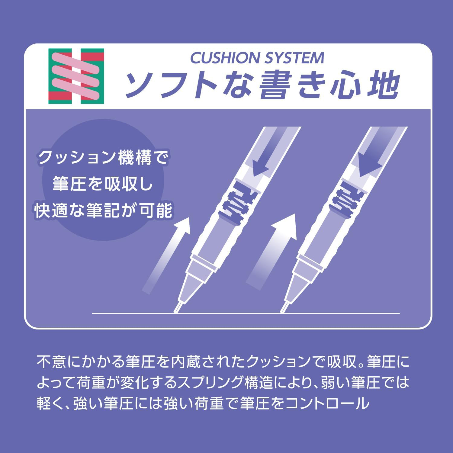パイロット エアステップ シャープペン 名入れ特徴4