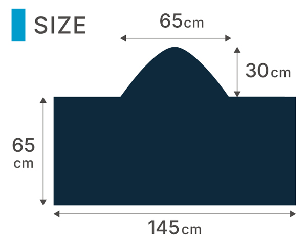 クルーズ 冷感ポンチョ クルーズクール 名入れ 特徴2